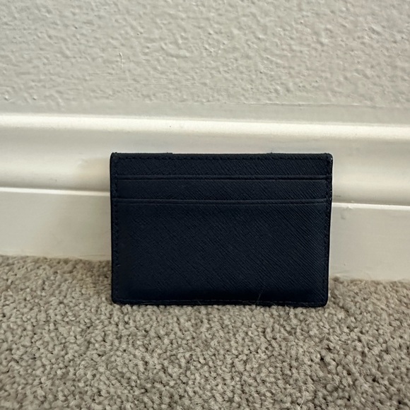 Kate Spade Cameron Street Racing Stripe Card Holder Wallet Blue / Red - Picture 4 of 5